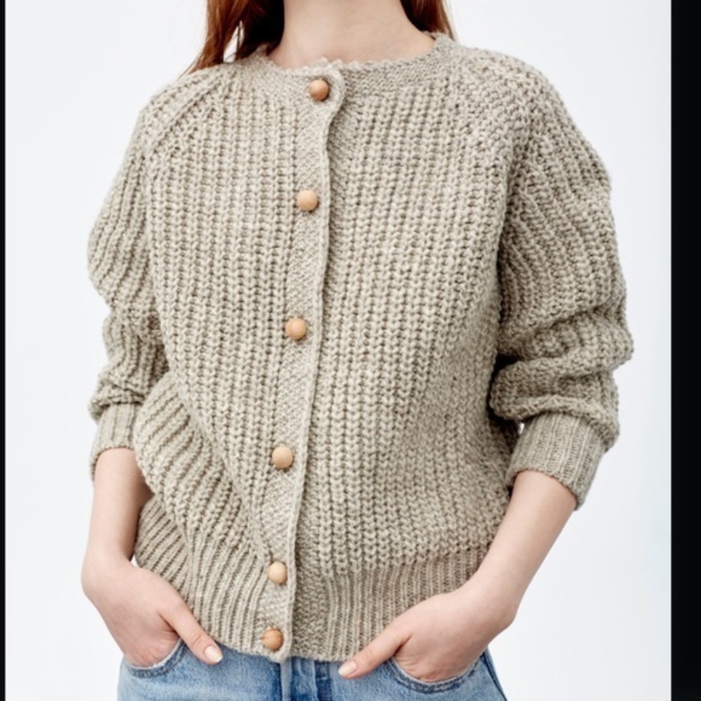 Babaa No.5 cardigan mist